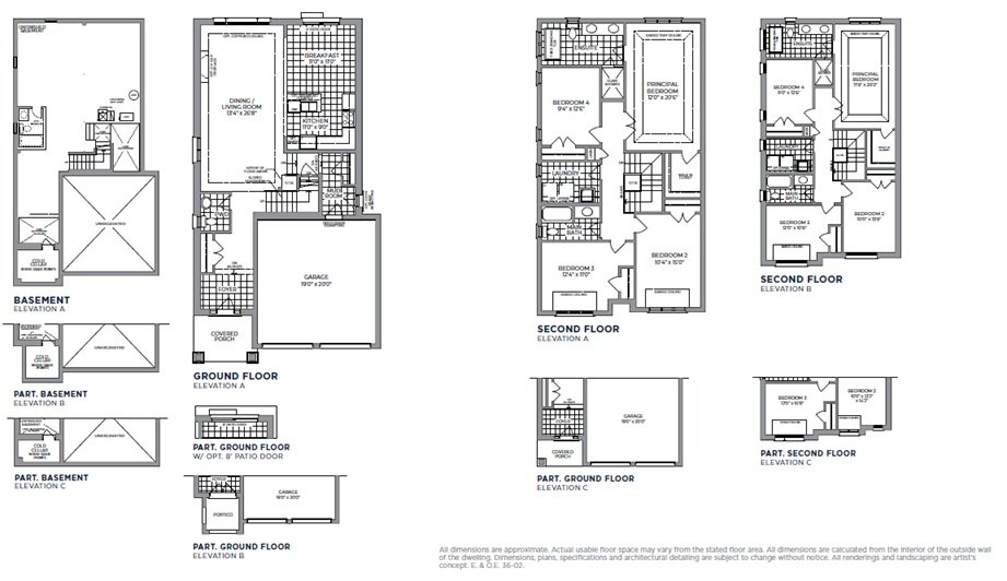 Floor Plan - Double Car Garage Homes - Heartwood Village